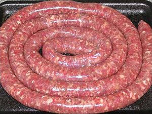 Boerewors raw