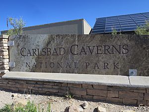 Carlsbad Caverns Sign