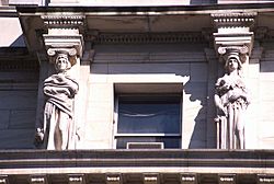 Caryatids representing the seasons