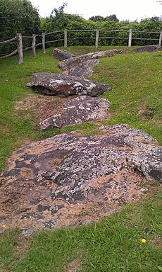 Coldrum Long Barrow side