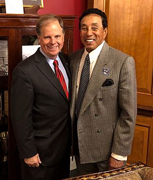 Doug Jones and Smokey Robinson