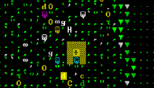 Dwarf Fortress embark scene