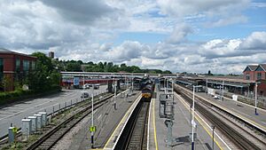 Guildford station from bridge