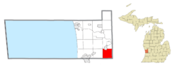 Location within Ottawa County