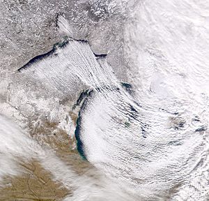 Lake Effect Snow on Earth