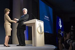 Laura Bush-Bill Clinton