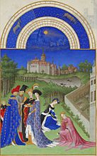 Les Très Riches Heures du duc de Berry avril