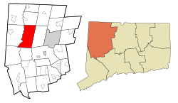 Location in Litchfield County, Connecticut