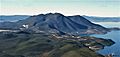 Mount Konocti on the western shore of Clear Lake, California