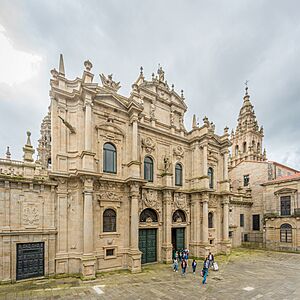 Santiago Compostela Cathedral 2023 - Acibecheria Façade