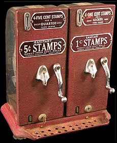 Schermack stamp vending machine