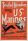 Teufel Hunden US Marines recruiting poster
