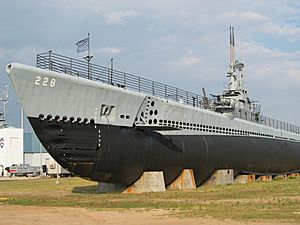 USS Drum (SS-228) on display as a museum ship