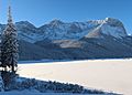 Upper Kananaskis Lake winter 2017