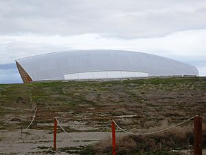 Çatalhöyük kazı alanı çatısı