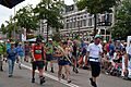 Aankomst deelnemers van de Vierdaagse Nijmegen 2019 op de Sint Anna straat St Annastraat Via Gladiola