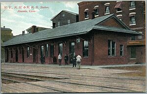 Ansonia station postcard