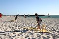 Beach cricket