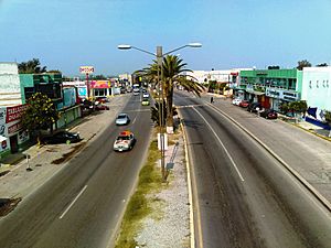 Carreterra en Actopan, Hidalgo (México)