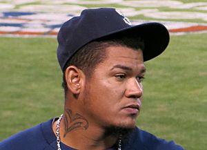 Felix Hernandez close up