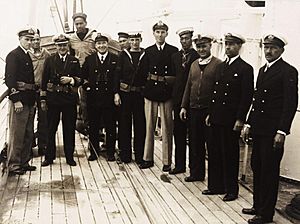 HMS Castle Harbour crew