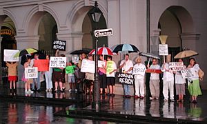 Jordan Protest NOLA