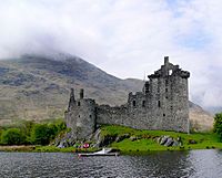 Kilchurn Castle from the boat