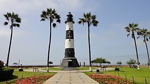 Lighthouse in Lima, Peru