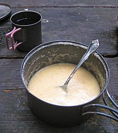 Malt-O-Meal with coffee