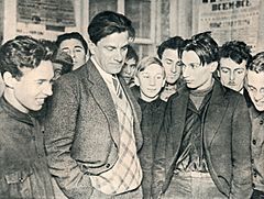 Mayakovsky and Fedor Tarasov