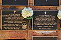 Memorial wall (detail), Talbingo