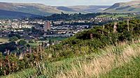 Mottram Church from Werneth Low - geograph.org.uk - 1515998