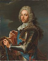 Portrait of François Marie de Broglie, Duke of Broglie, Marshal of France (member of the circle of Hyacinthe Rigaud)