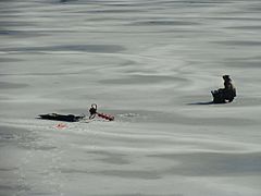 Rocky Gap ice fishing