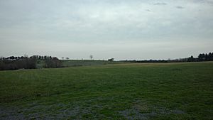 Portion of the battlefield in April 2017