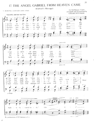 The Angel Gabriel sheet music