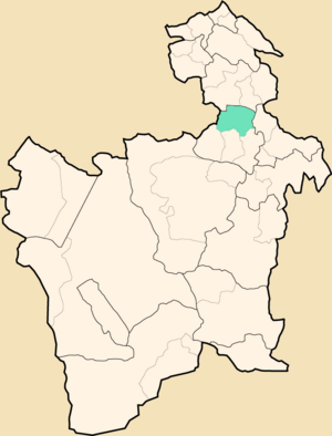 Location within Potosí Department