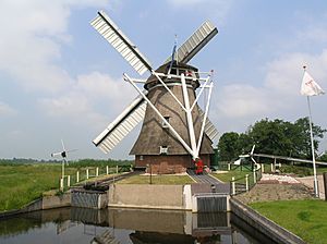 A windmill in Sebaldeburen