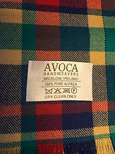 Avoca handweavers alpaca scarf