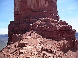 Base of Castleton Tower