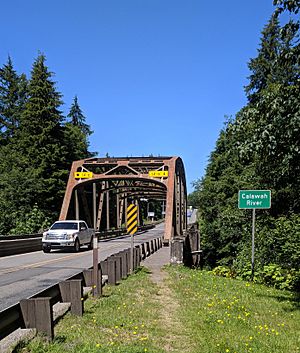 Calawah River 101 bridge