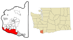 Location in Washington