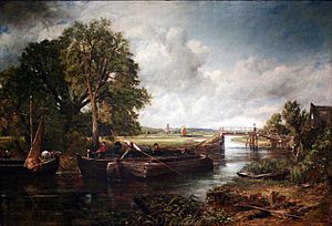 Constable, View on the Stour near Dedham