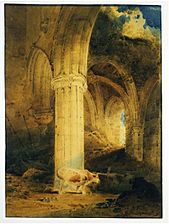 Cotman, Ruins of Rievaulx Abbey