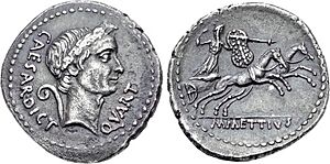 Denarius of Julius Caesar