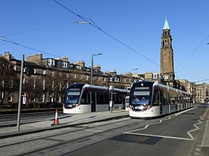 Edinburgh trams, Shandwick Place