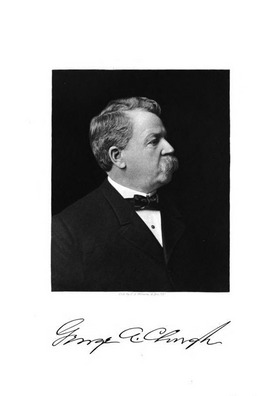 George Albert Clough Portrait and Signature
