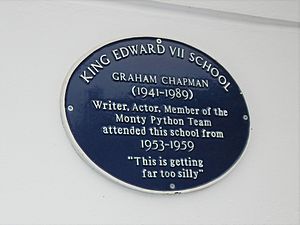 Graham Chapman blue plaque Melton