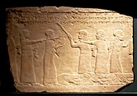 Humiliation of the Elamite King at the court of Ashurbanipal