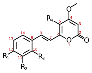 Kavalactone-general-numbered